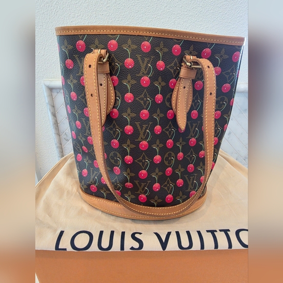 Louis Vuitton Takashi Murakami Cherry Tote Bag Very RARE! - Picture 8 of 16